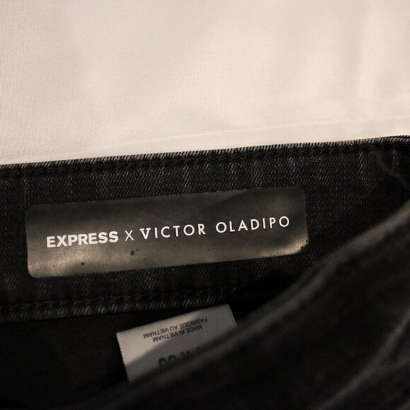 Express x Victor Oladipo Men's Slim Ripped Stretch Jeans 29 by 30 - Picture 4 of 10